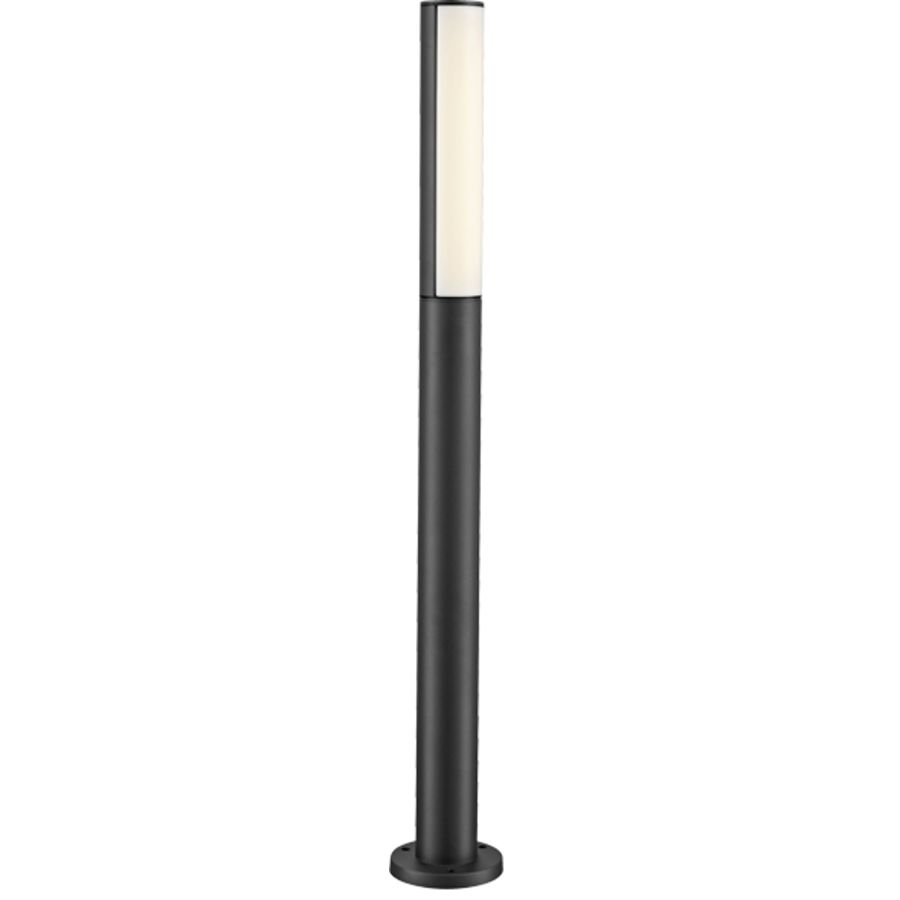 Stehlampe Aussen Fuori Aluminium Kunststoff Grau Opal H 90 Cm Ip54 Stehlampe Aussen Fuori Aluminium Kunststoff Grau Opal H 90 Cm Ip54