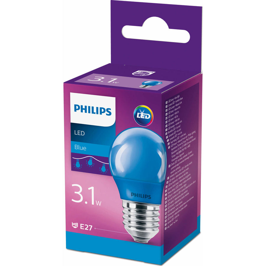 Philips Philips Kugel LED 3.1W (15W) E27 blau