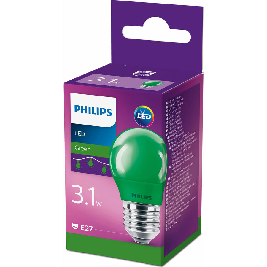 Philips Philips Kugel LED 3.1W (15W) E27 gr?n