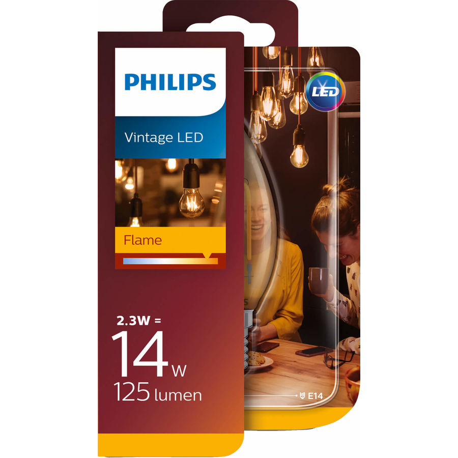 Philips Philips LEDClassic?Kerze Spiral E14 14W