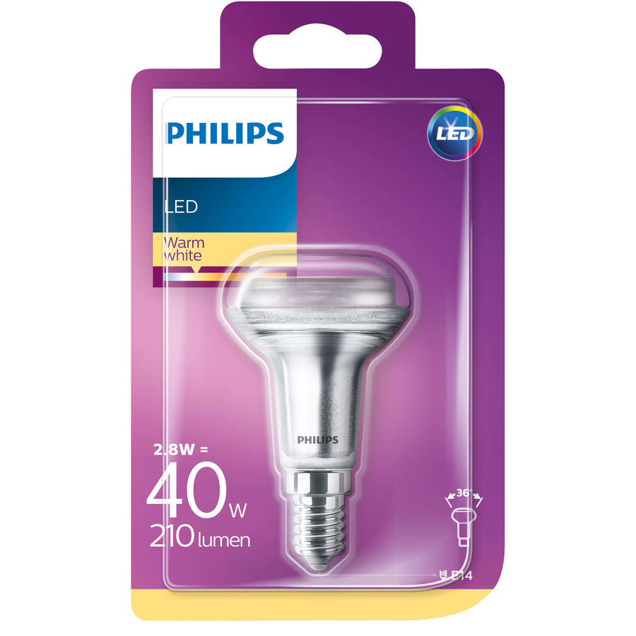 Philips Philips LED Refl.CLA2.8W(40W) E14 36? ww