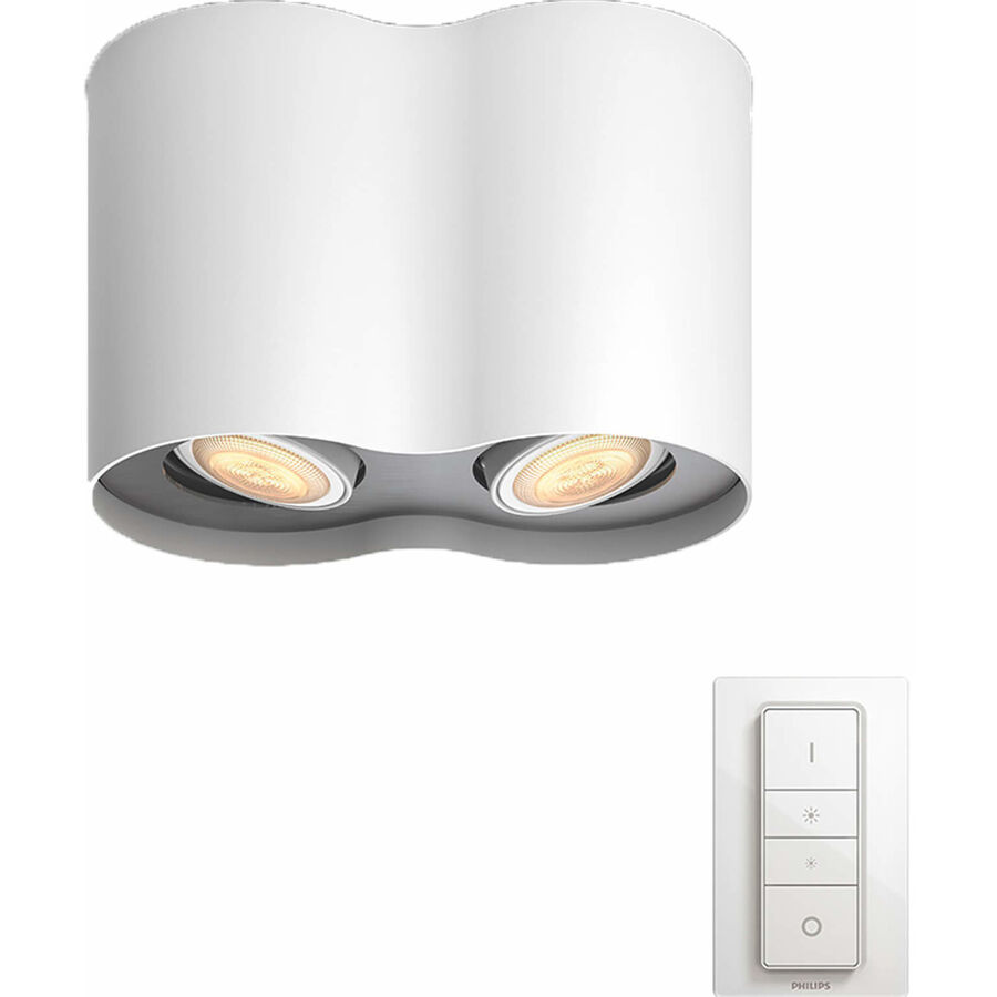 Image of Philips Hue Philips Hue Spot Pillar weiss 2x5W