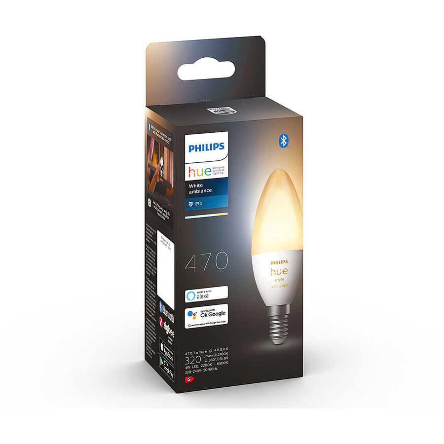 Image of Philips Hue Philips Hue White Ambiance Kerze E14 4W