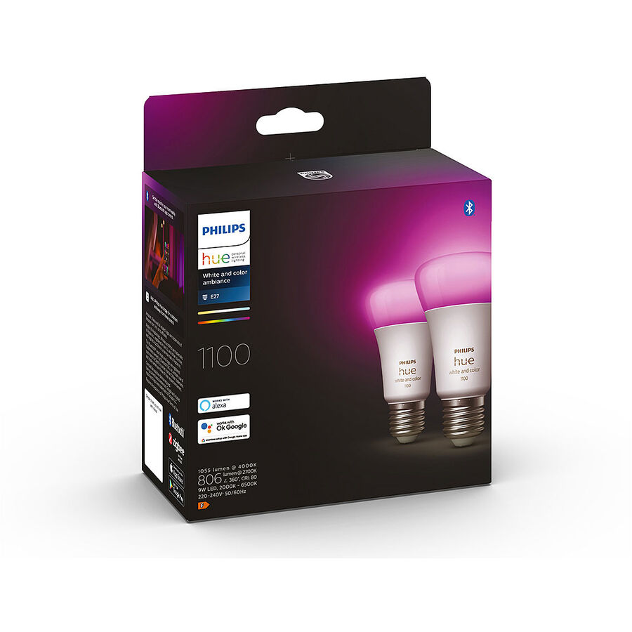 Image of Philips Hue Philips Hue Kolben E27 75W Duo