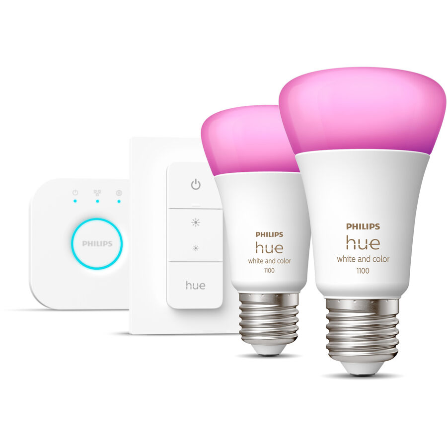 Image of Philips Hue Philips Hue white&color Starter E27 2x9W