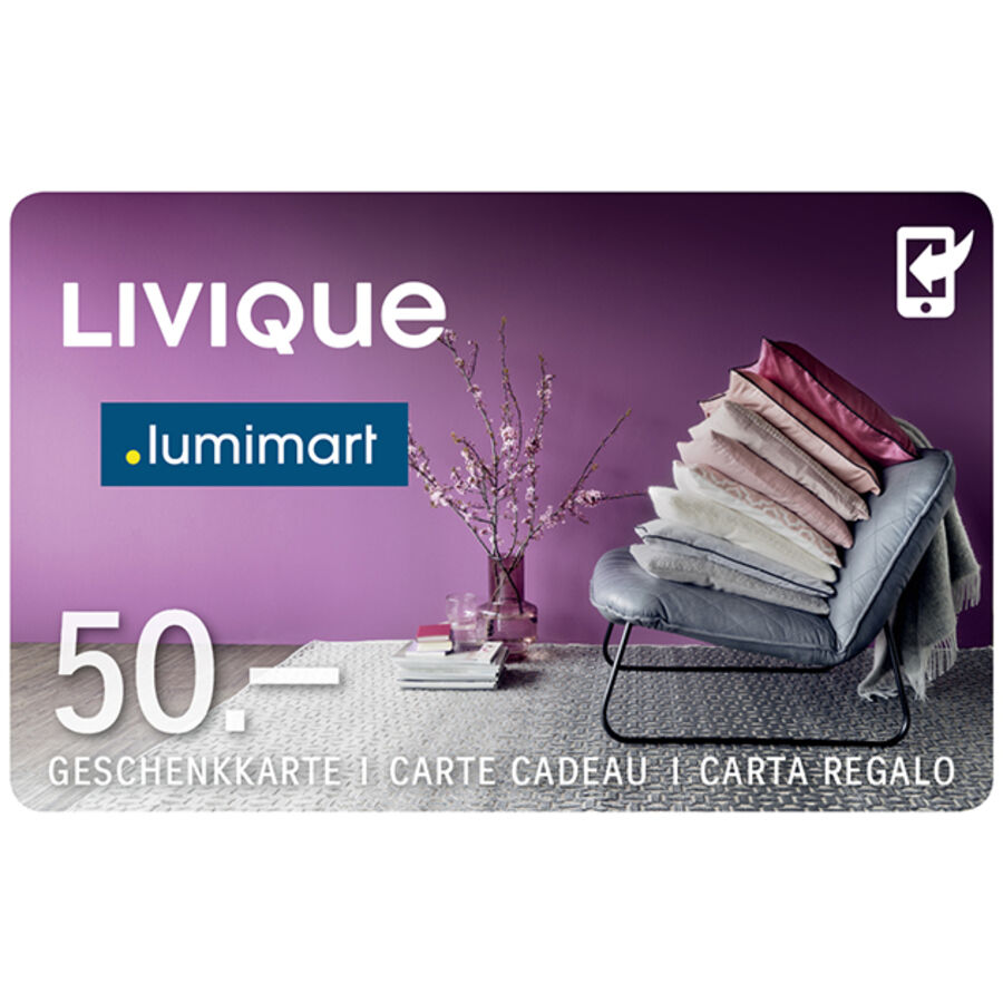 Image of Geschenkkarte Livique 50 (APP)