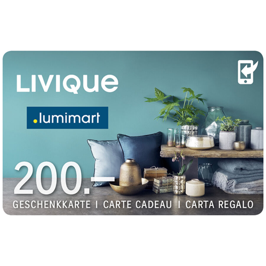 Image of Geschenkkarte Livique 200 (APP)