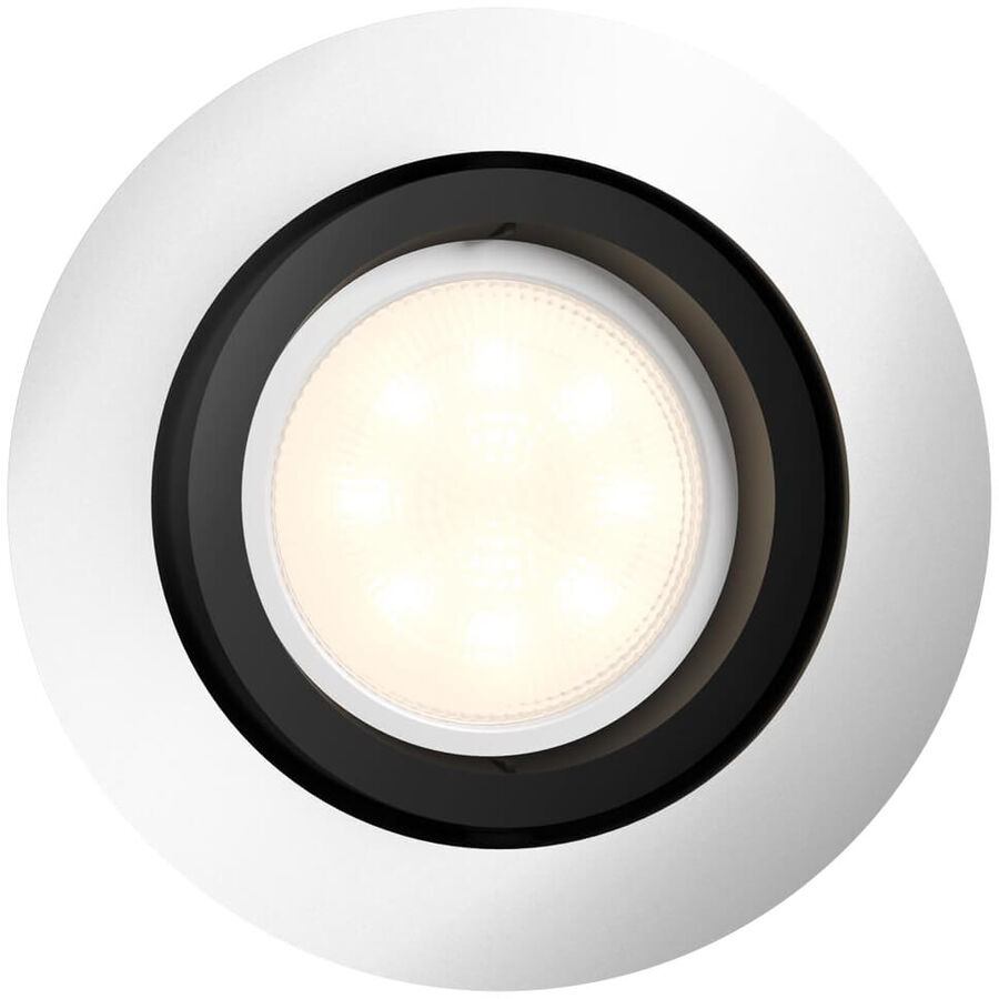 Philips Hue Philips HUE LED Spot da incasso circolare Milliskin 5041148P7, 250lm, alluminio, incl. varialuce