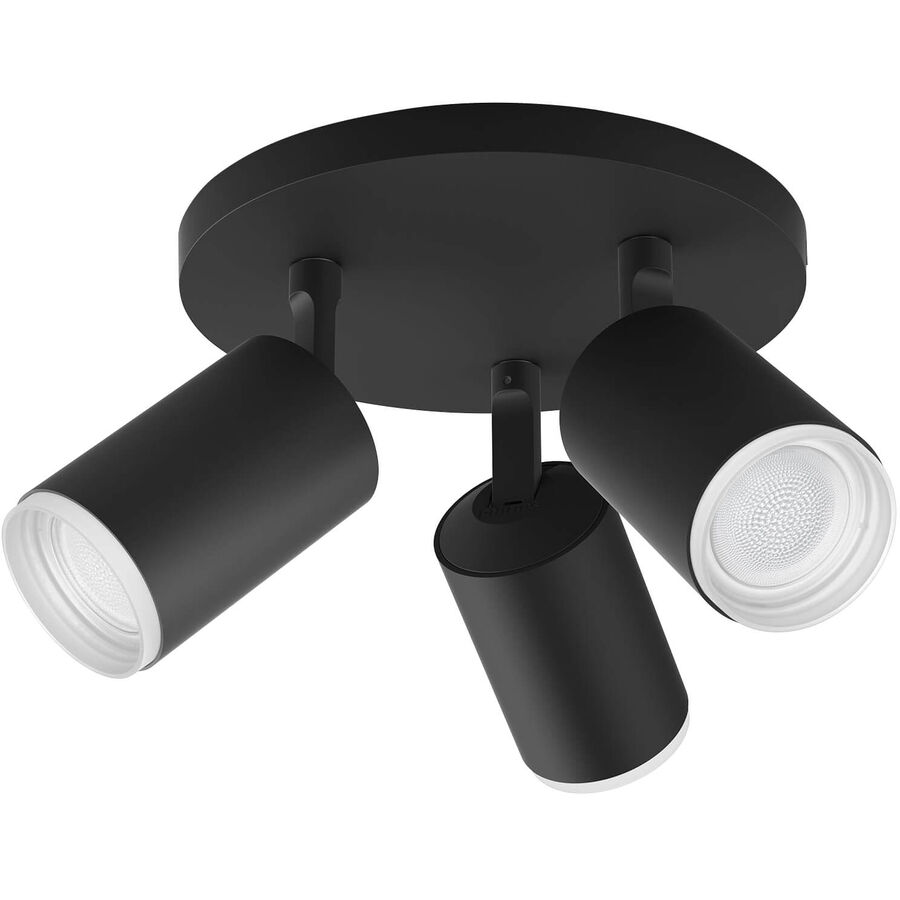 Philips Hue Philips Hue Fugato Spot 3×5.7W schwarz
