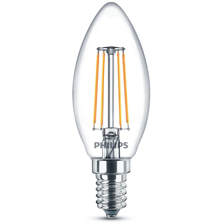 Philips Philips Bougie LED E14 Blanc Chaud 4.3 W
