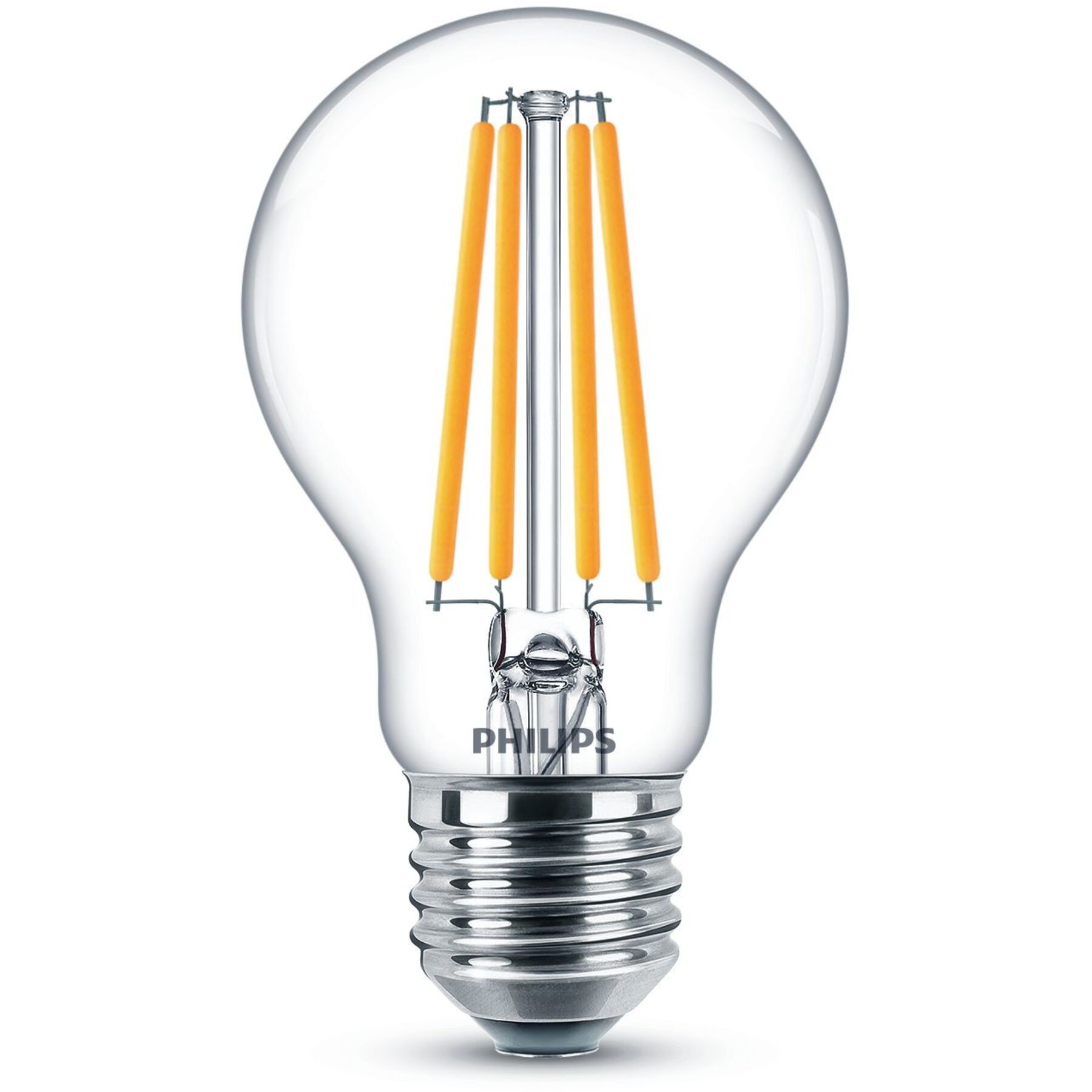 Lampadine Philips Vetro E27 10.5 W - Colore: trasparente - Materiale: Bicchiere - LED - Colore chiaro: Bianco extra caldo - Lampadine LED