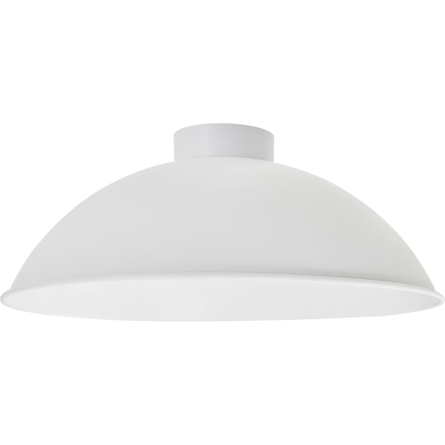 Lampenschirm Annabell weiss Metall B 36 cm - Farbe: Weiß