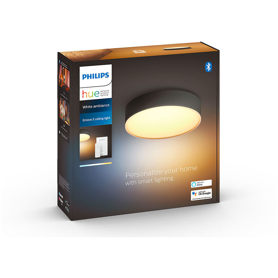 Philips Hue Philips Hue Plafonnier Enrave Noir 9.6 W