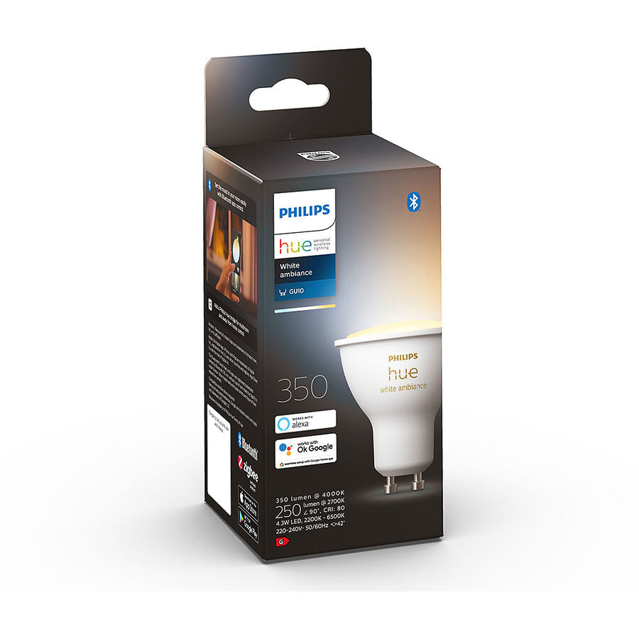 Philips Hue Philips Hue GU10 Lampe LED Ambiance Blanche 4.3 W