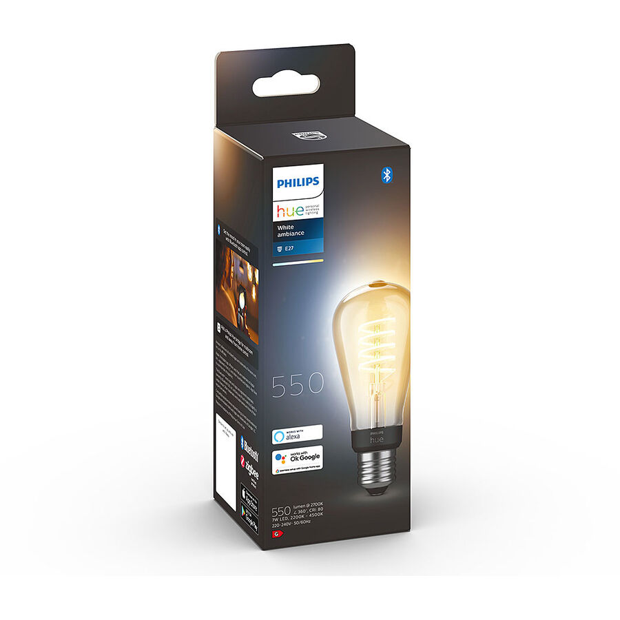 Philips Hue Philips Hue Ampoule LED E27 Edison Filament 7 W