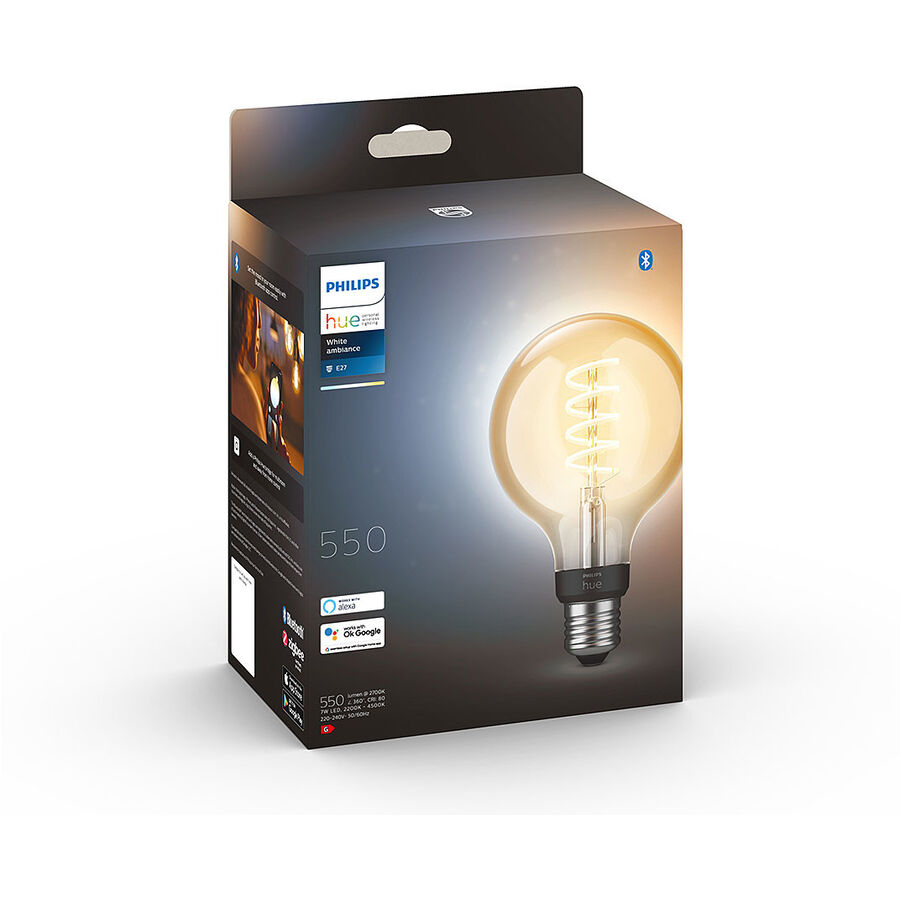 Philips Hue Philips Hue Ampoule LED Filament E27 Globe 7 W