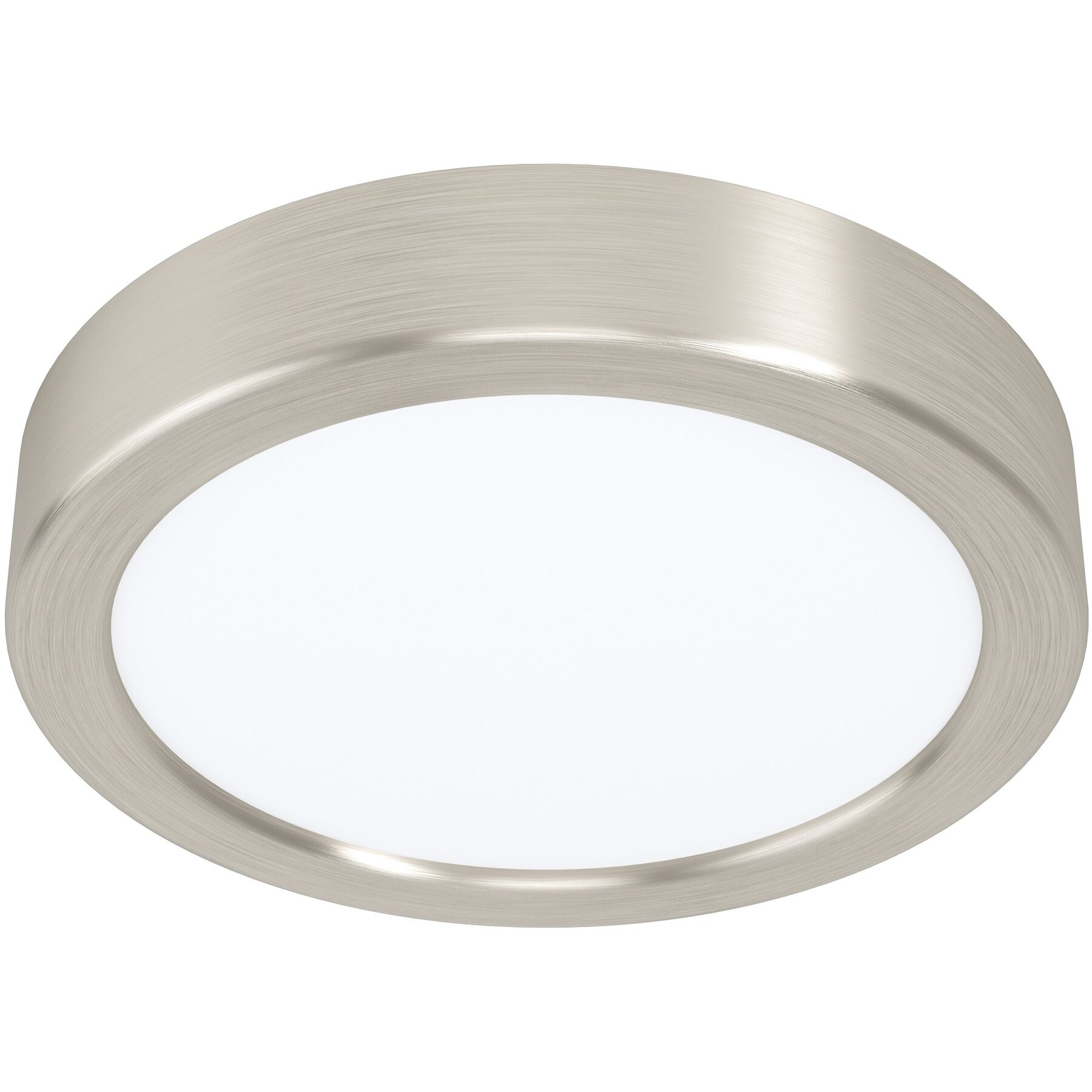 Eglo Deckenlampe Fueva 5 Nickel matt Kunststoff/Stahl 1350 lm B 16 cm - LED - Lichtfarbe: Helles Neutralweiss - LED Energiesparlampen