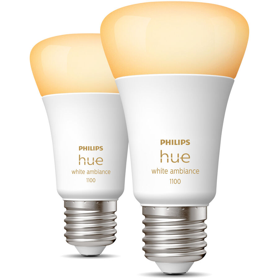 Philips Hue Philips Hue LED E27 Blanc 2 × 8 W