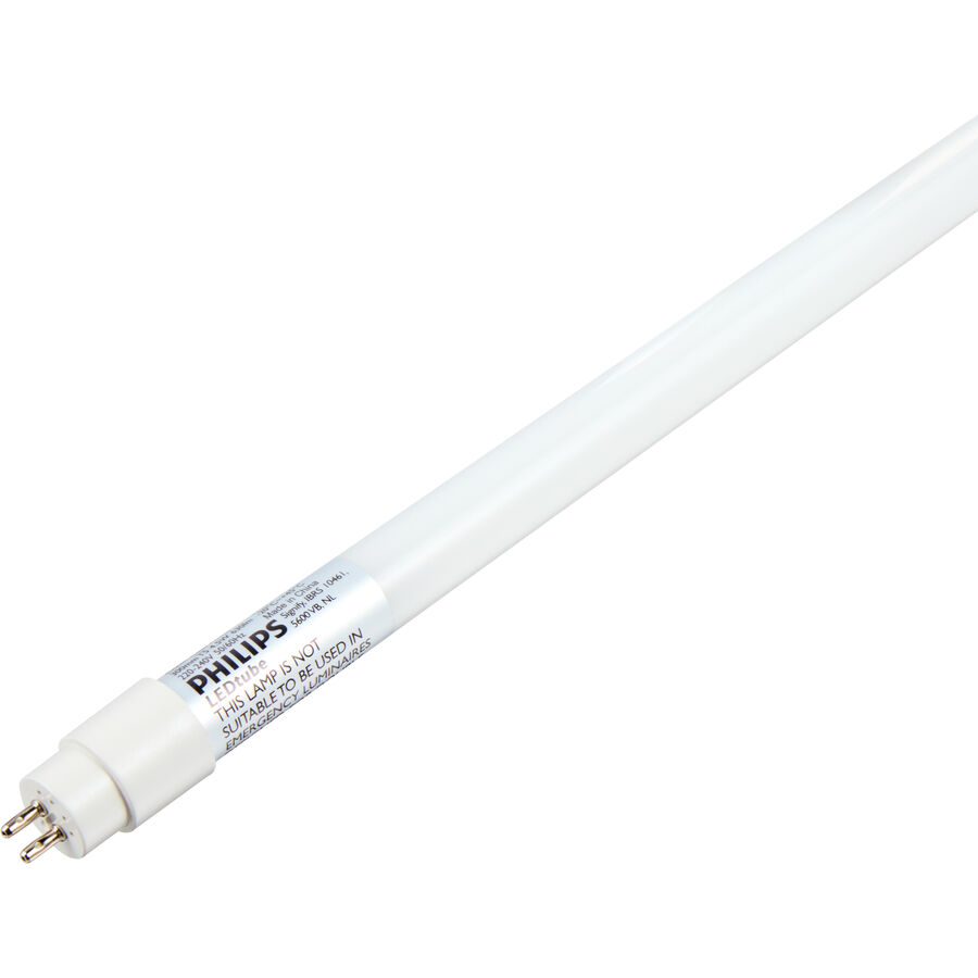 Philips Philips LED tubo T5, sostituzione per TL Mini 8W su KVG/VVG, 4,5W e 600 lumen, base G5, lunghezza 302 mm, bianco (3000K), incluso starter fittizio
