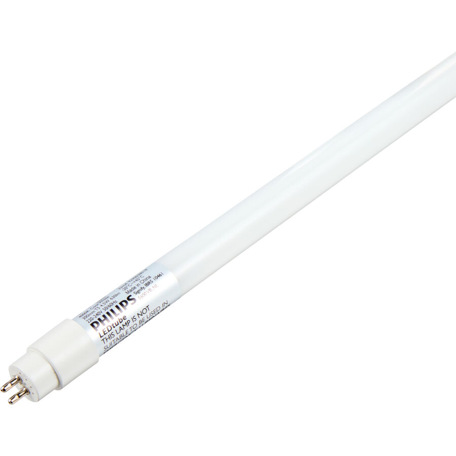 Philips Philips Tubo LED T5, sostituto di TL Mini 8W su KVG/VVG, 4,5W e 630 lumen, base G5, lunghezza 302 mm, bianco neutro (4000K), incl. starter cieco