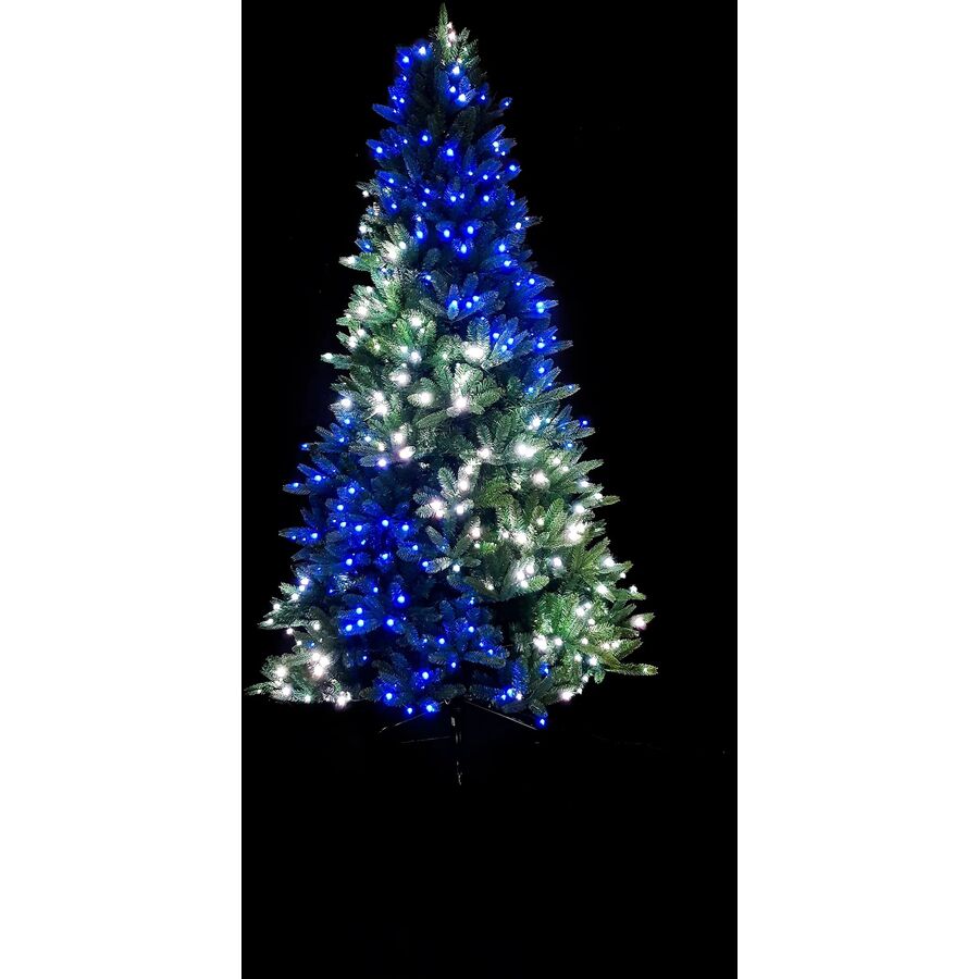 Albero di Natale Twinkly Verde Plastica 180 cm - Colore: verde scuro - Materiale: Plastica