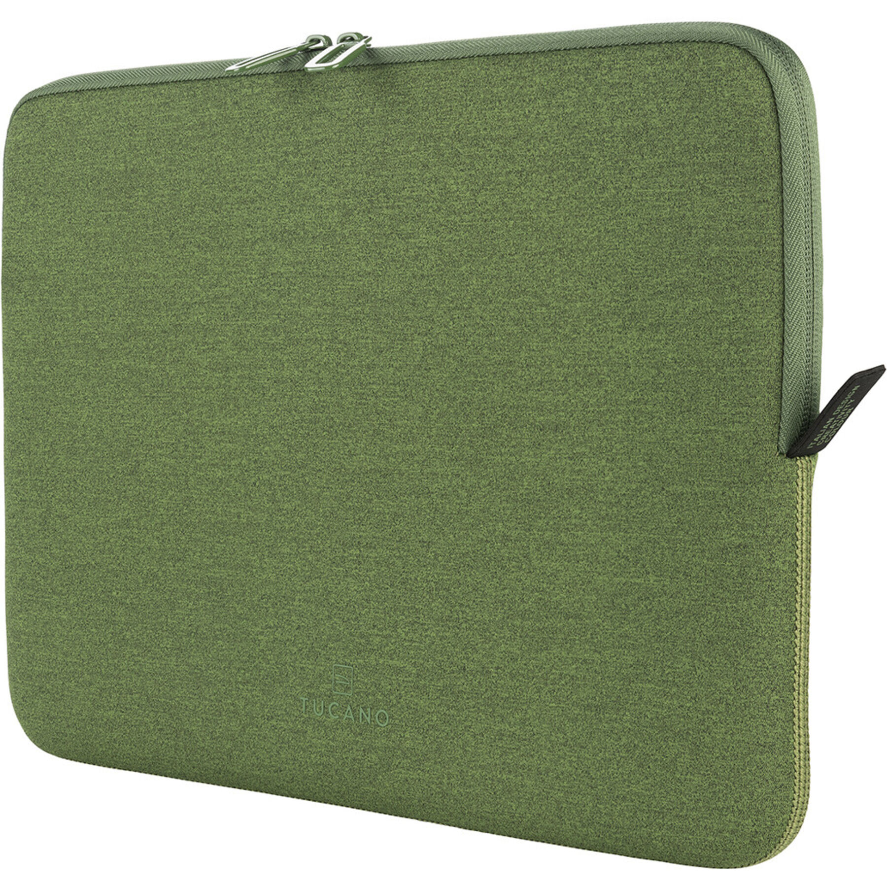 TUCANO Laptop-Tasche Melange Grün Stoff 39 cm 3.5 cm - Farbe: dunkelgrün - Material: Neopren