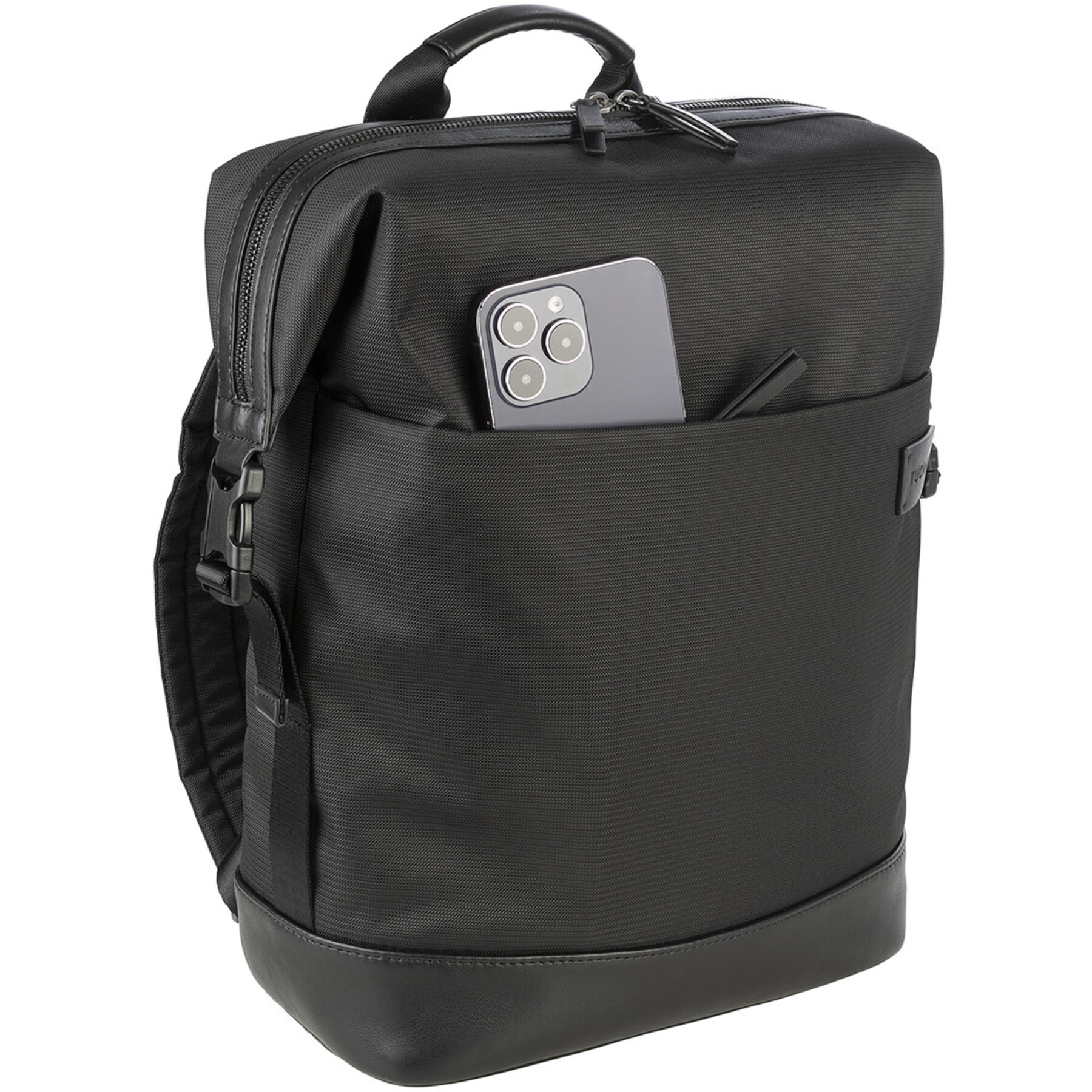 TUCANO Rucksack Modo Schwarz - Material: Recyceltem Material