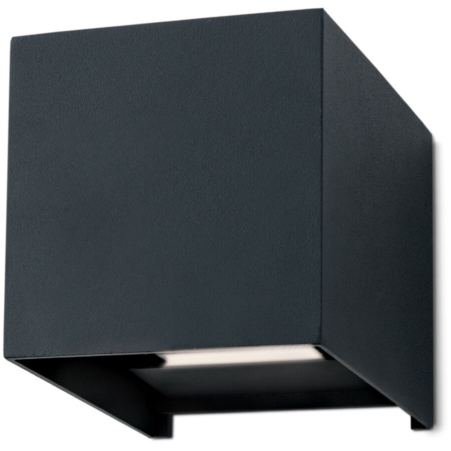 Lampada a parete per esterni Cube