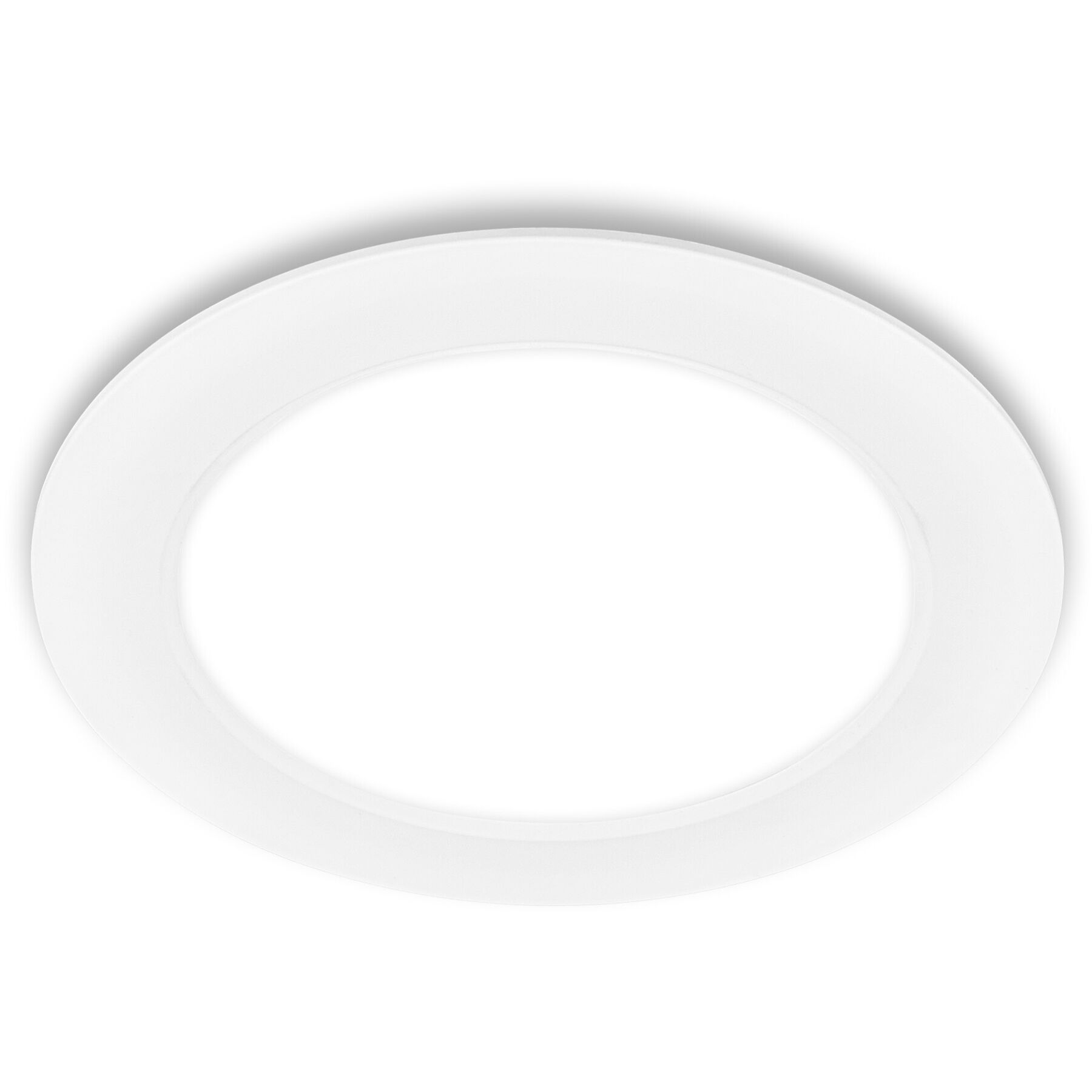 Einbaustrahler Norja weiss Kunststoff 500 lm B 17 cm - LED - Lichtfarbe: Helles Neutralweiss - LED Energiesparlampen